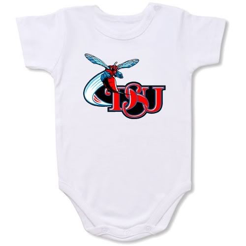 Delaware State Hornets Baby Bodysuit Creeper #01